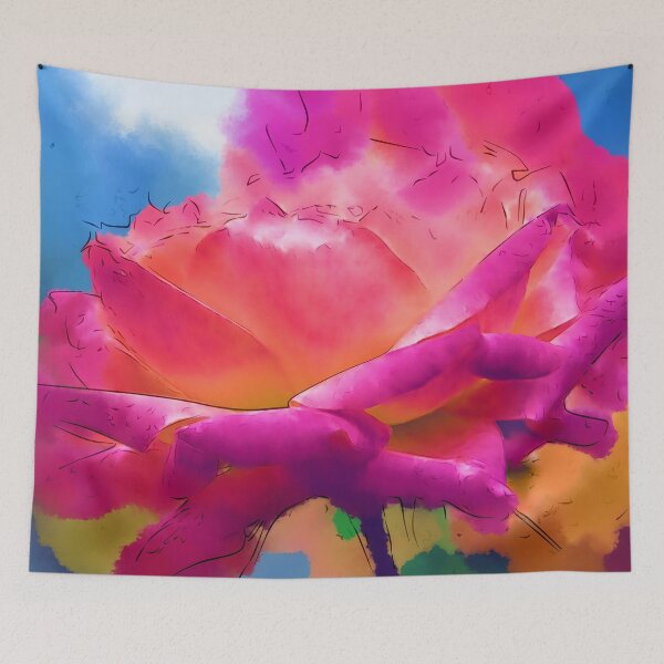 Item preview, Soft Rose Bloom In Pink and Orange designed and sold by KirtTisdale.