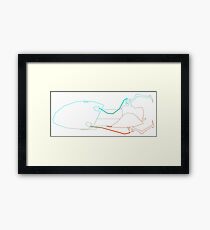 Science Lines Framed Print