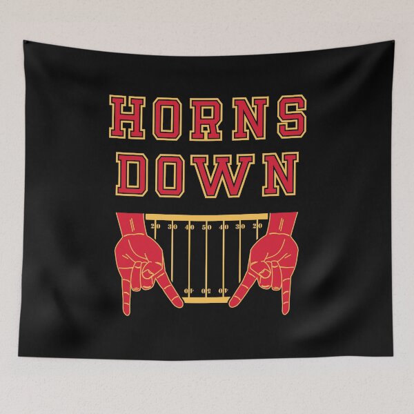 Item preview, Horns Down Sign On Field designed and sold by TKsTees.
