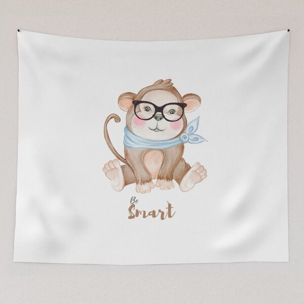 Item preview, Monkey baby smart nursery decor,stickers,clothes designed and sold by zebra design.