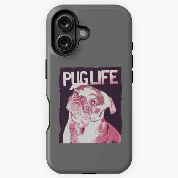 Vista previa del artículo con la obra «Vida Pug», diseñado y vendido por TamGustam.