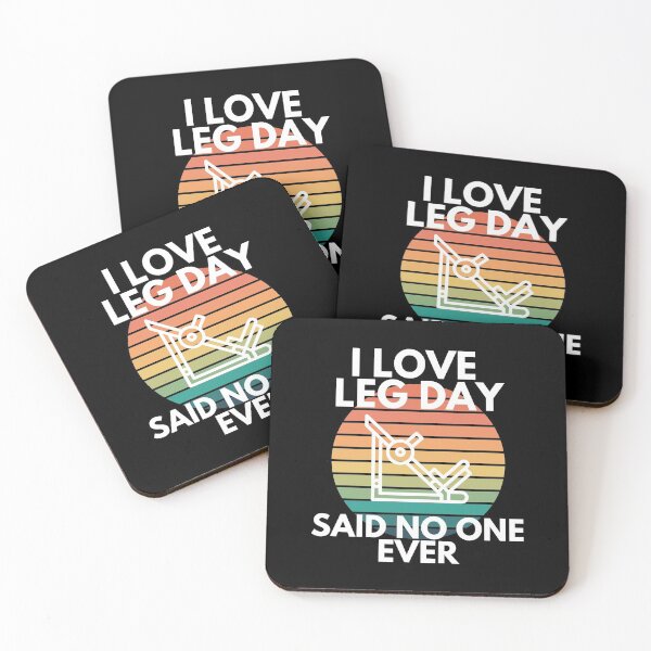 Item preview, I Love Leg Day Press Sarcasm Gym Workout Humor designed and sold by EllConApparel.