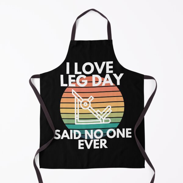 Item preview, I Love Leg Day Press Sarcasm Gym Workout Humor designed and sold by EllConApparel.