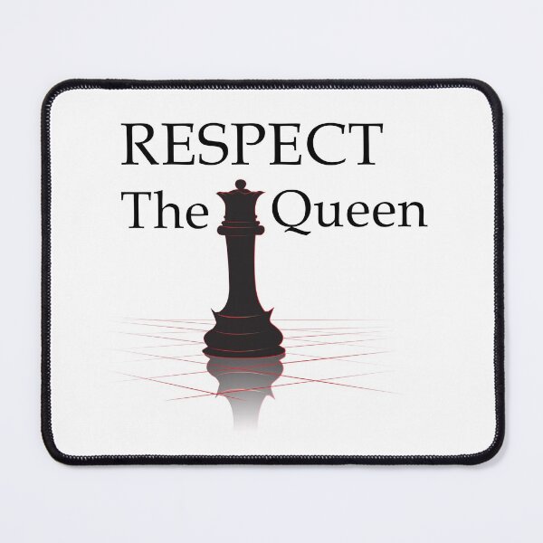 Item preview, Respect The Queen - Black - Chess Lovers designed and sold by ajaxstyle.