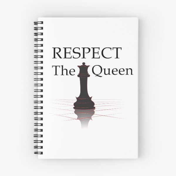 Item preview, Respect The Queen - Black - Chess Lovers designed and sold by ajaxstyle.