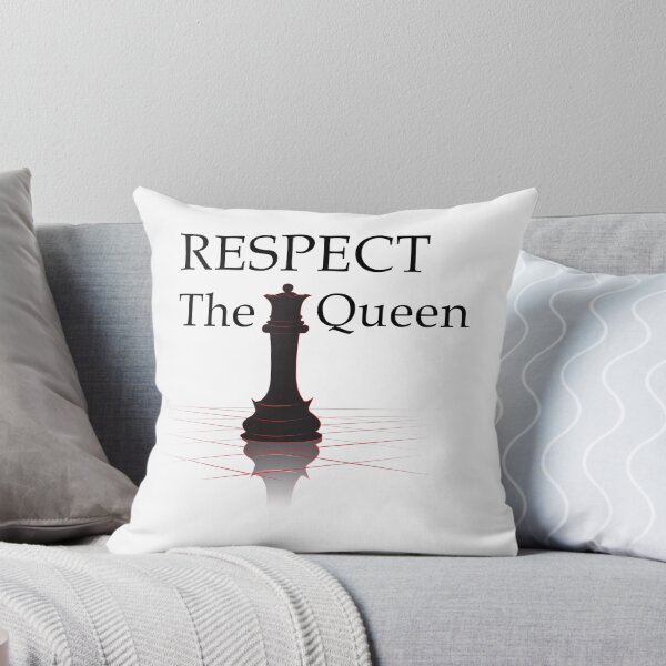 Item preview, Respect The Queen - Black - Chess Lovers designed and sold by ajaxstyle.
