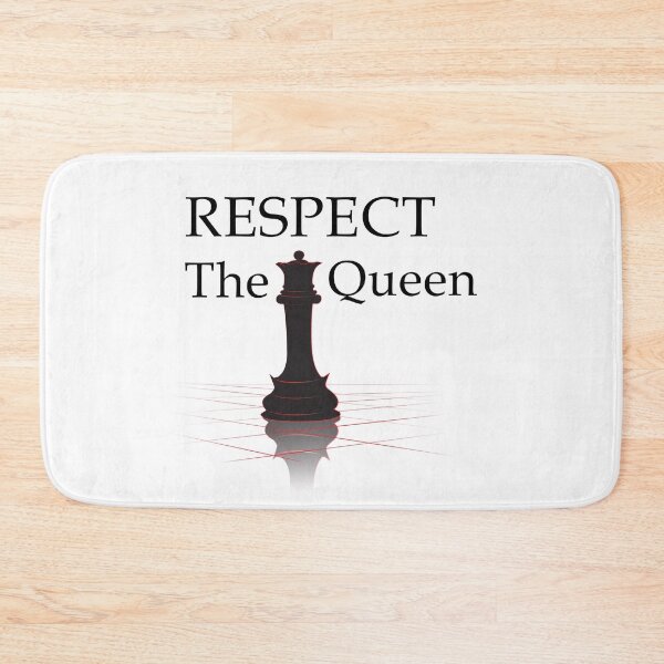 Item preview, Respect The Queen - Black - Chess Lovers designed and sold by ajaxstyle.