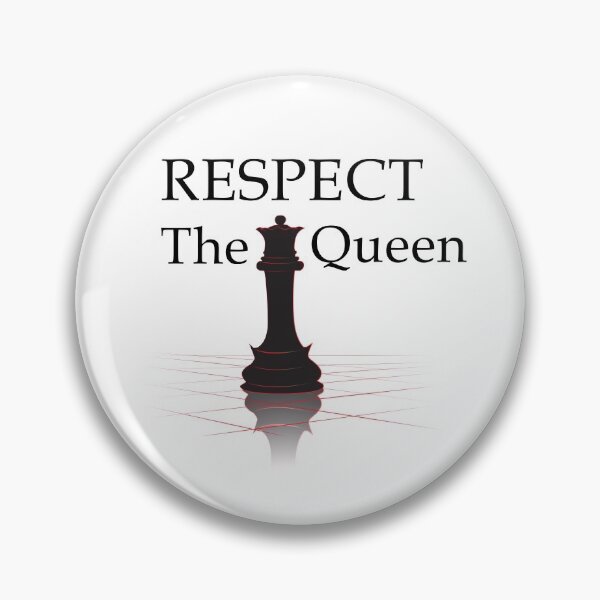 Item preview, Respect The Queen - Black - Chess Lovers designed and sold by ajaxstyle.