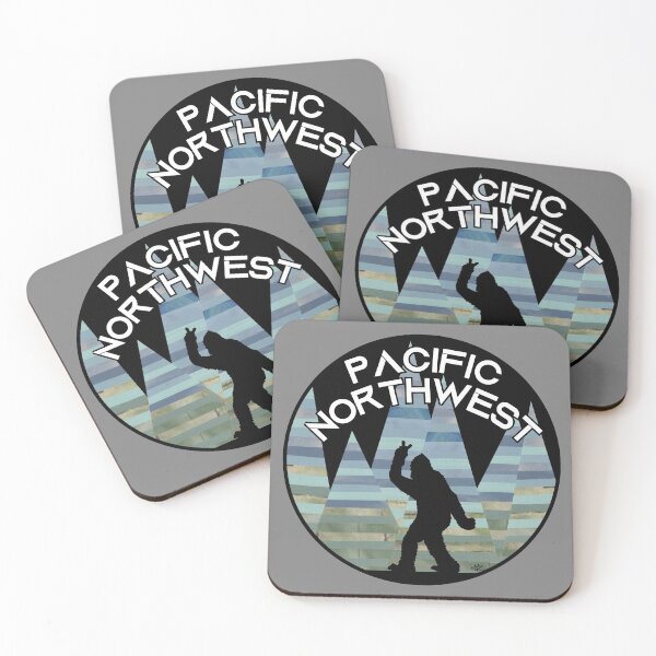 Item preview, Sasquatch In the Fading PNW Mountaintops designed and sold by ISOASL.