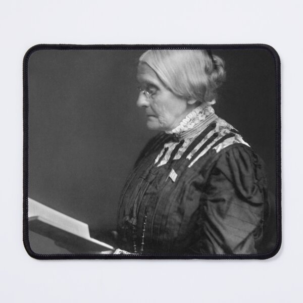 Item preview, Susan B. Anthony Reading Book Portrait designed and sold by warishellstore.