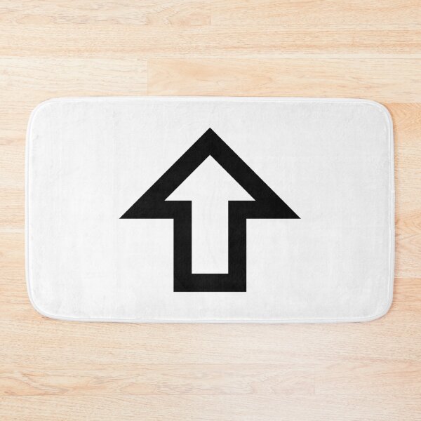 Item preview, MDI Arrow Up Bold Outline designed and sold by GnarlyFurtardo.