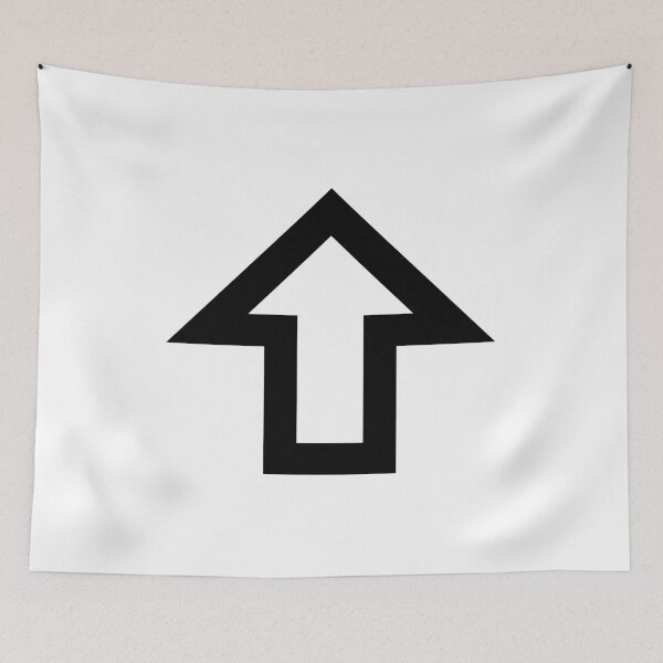 Item preview, MDI Arrow Up Bold Outline designed and sold by GnarlyFurtardo.