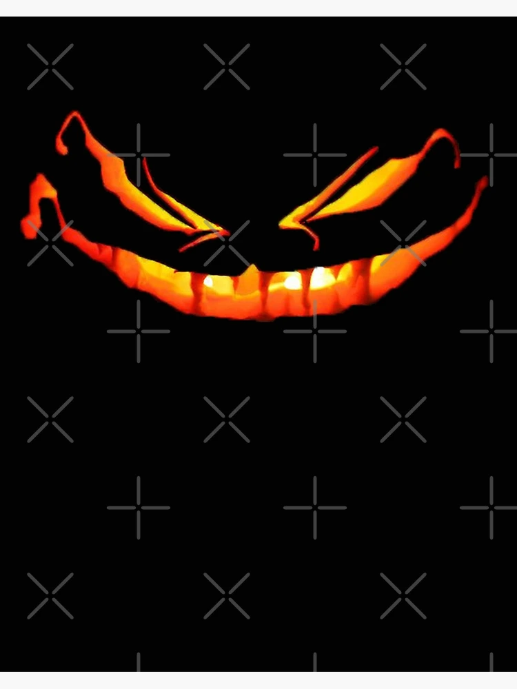 evil pumpkin smile t-shirt roblox png - - Roblox