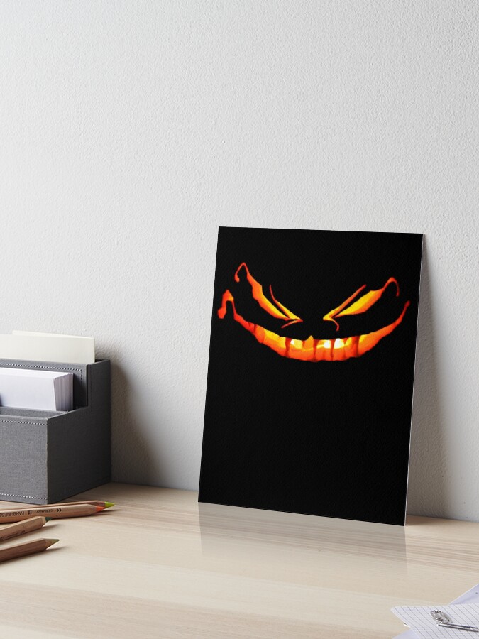 Jack-O-Lantern, Scary Hallowen Pumpkin - Halloween Gift  Art Board Print  for Sale by GaMer-FoR-eVeR