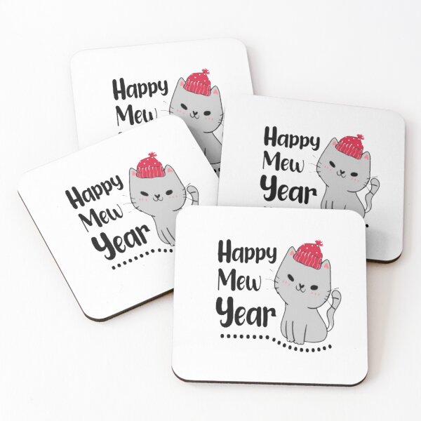 Item preview, Feliz año maullido designed and sold by Zoo-Moo.