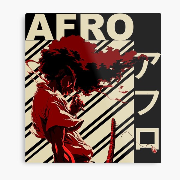 Anime Afro Samurai' Poster, picture, metal print, paint by Syafia Studio