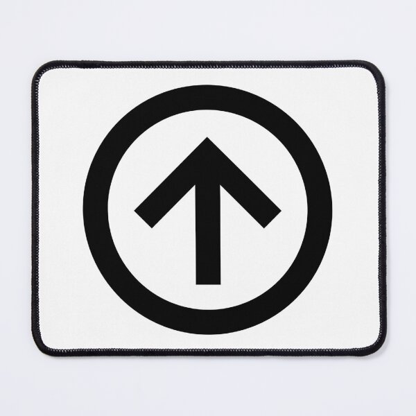 Item preview, MDI Arrow Up Circle Outline designed and sold by GnarlyFurtardo.