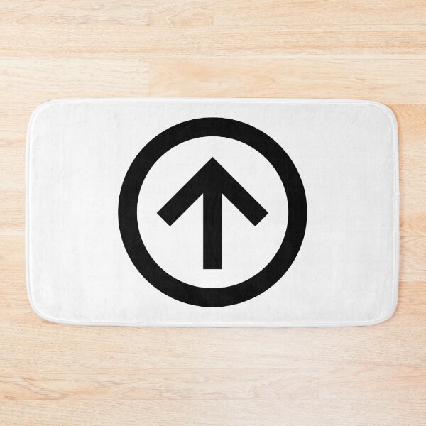 Item preview, MDI Arrow Up Circle Outline designed and sold by GnarlyFurtardo.