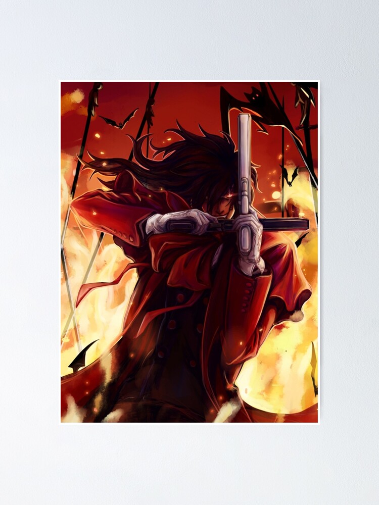 ALUCARD Inner demons Vampire Illustration Hellsing - Alucard Hellsing -  Posters and Art Prints