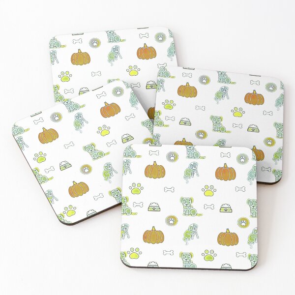 Item preview, DOG AND PUMPKIN designed and sold by wildwhimsical.