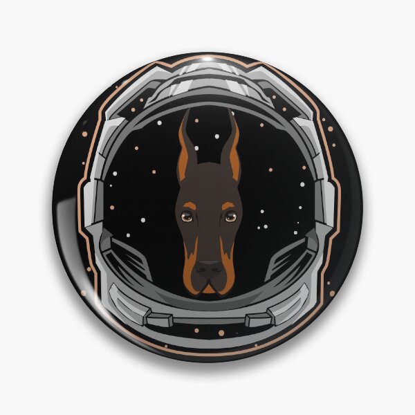 Item preview, cute doberman dog astronaut in space designed and sold by alaechamlal.