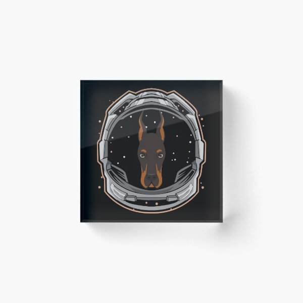 Item preview, cute doberman dog astronaut in space designed and sold by alaechamlal.