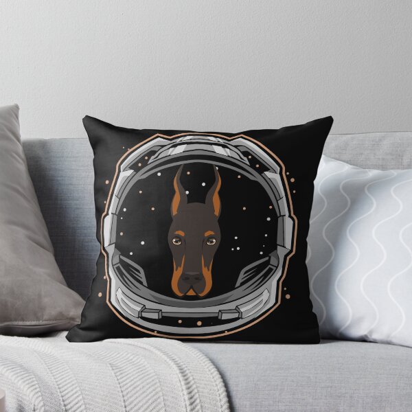 Item preview, cute doberman dog astronaut in space designed and sold by alaechamlal.
