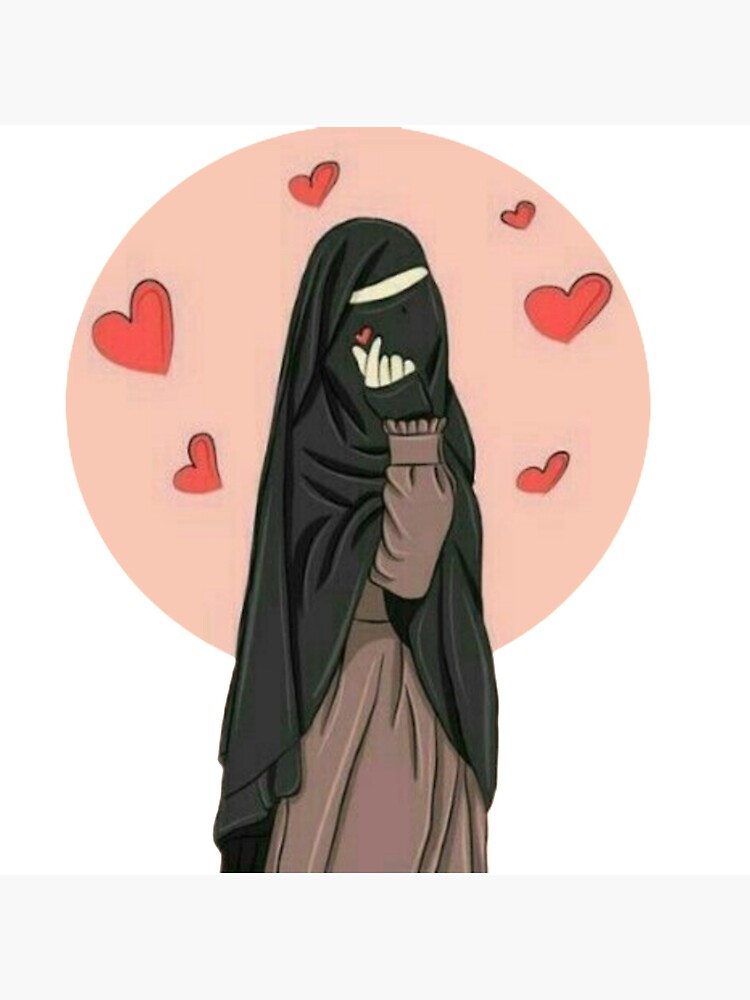 beatiful muslim anime niqab Poster for Sale by muslim-ah