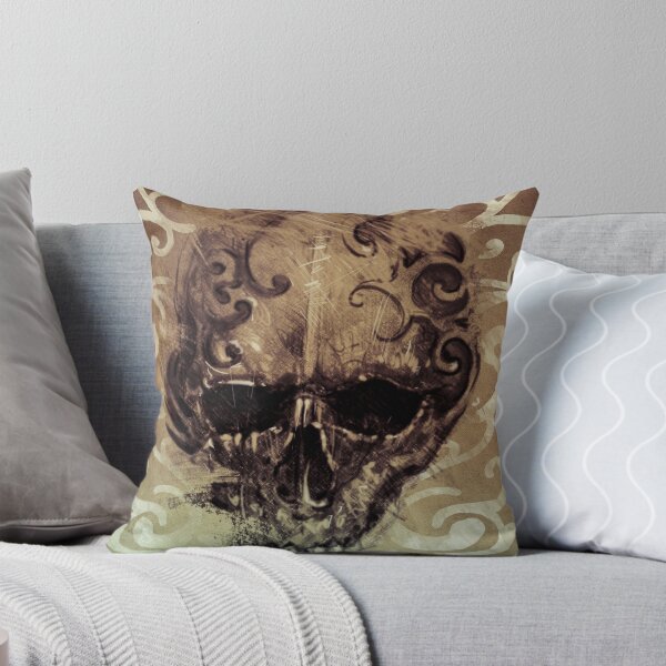 Item preview, Gothic Skull With Floral Works designed and sold by YuviMK.