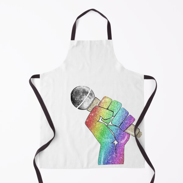 Item preview, Rainbow Fist Hand with Moon Microphone Music designed and sold by Jolly-Yosei.