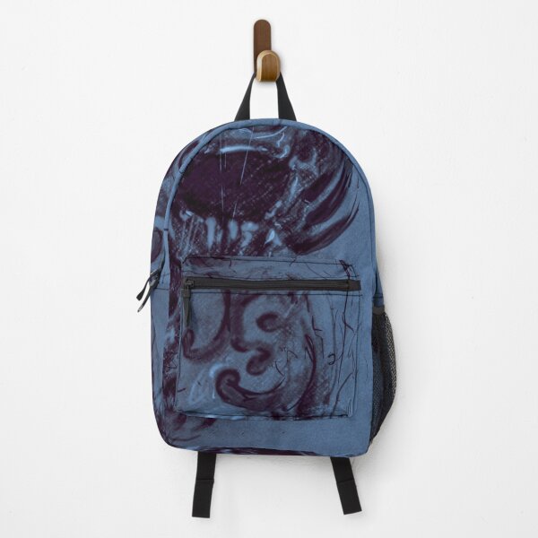 Item preview, Gothic Blue Split Skull with Floral works  designed and sold by YuviMK.