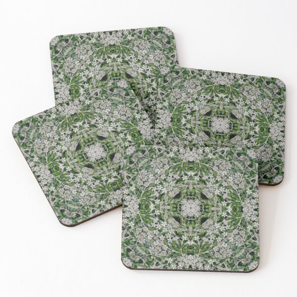 Item preview, Jasmine by William Morris - Faded Grey Green Floral Vintage Pattern Variation designed and sold by PatternPerfect.