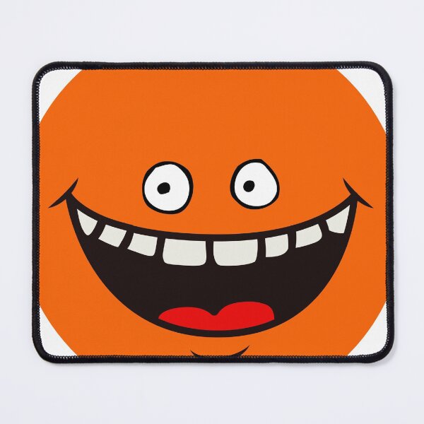 Item preview, orange with a smiley face designed and sold by bohemedesign.