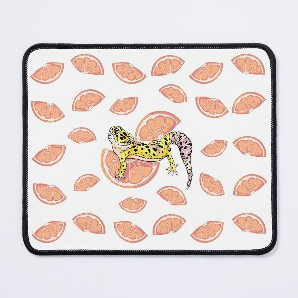 Item preview, Leopard Gecko with Fruit Pattern  designed and sold by InkedMongoose.