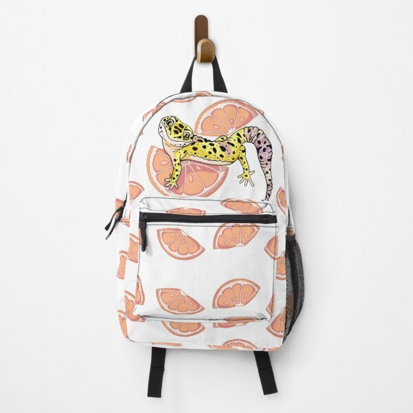 Item preview, Leopard Gecko with Fruit Pattern designed and sold by InkedMongoose.