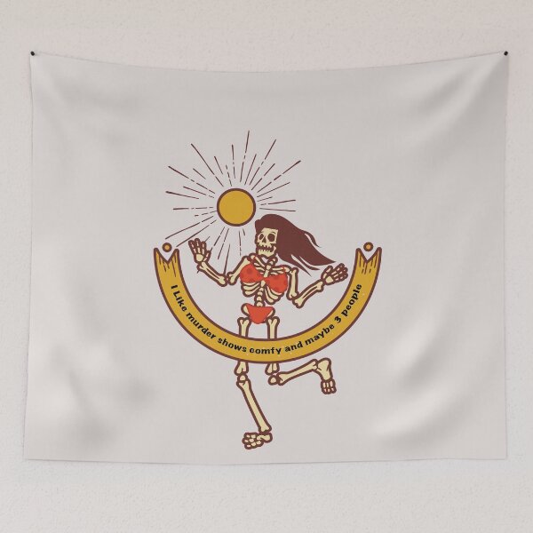 Item preview, I Like murder shows comfy and maybe 3 people   designed and sold by SweetbeStore.