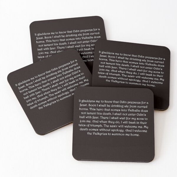 Item preview, Ragnar Final Speech on black shirt designed and sold by artoffandom.