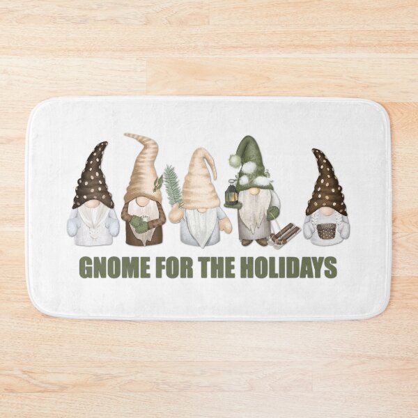 Item preview, Gnome For The Holidays Winter Christmas Xmas (White) designed and sold by Gsallicat.