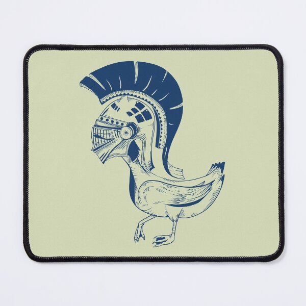 Item preview, Mallard Duck Wearing Spartan Helmet designed and sold by piedaydesigns.