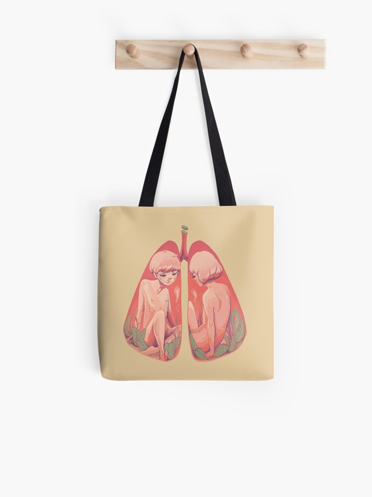 Thumbnail 1 of 2, Tote Bag, Between Two Lungs designed and sold by nimosa.