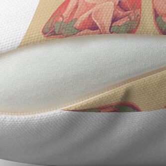 Alternate view of Between Two Lungs Throw Pillow