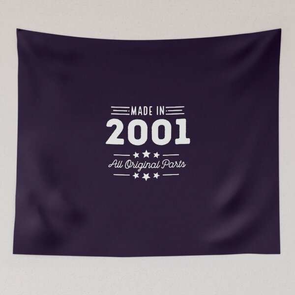 Item preview, Made In 2001 All Original Parts 15th Birthday Gift T-Shirt designed and sold by AlwaysAwesome.