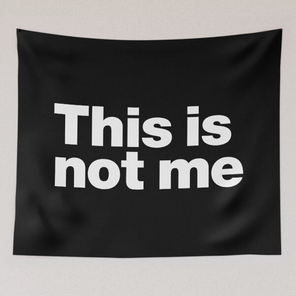 Item preview, This is not me. (white) designed and sold by dudethecreator.