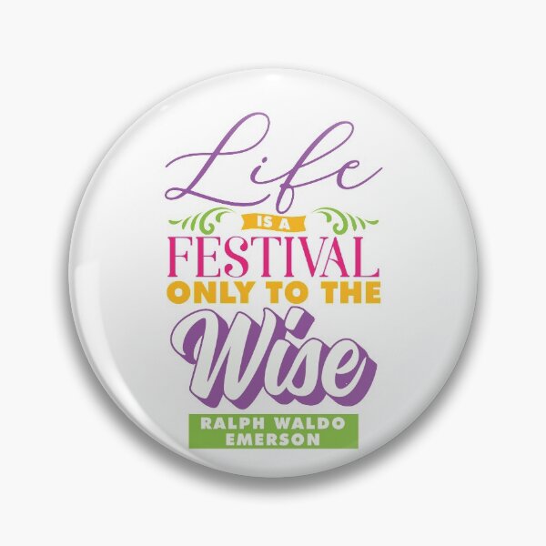 Item preview, Life is a Festival Motivational Quote designed and sold by garmentoffaith.