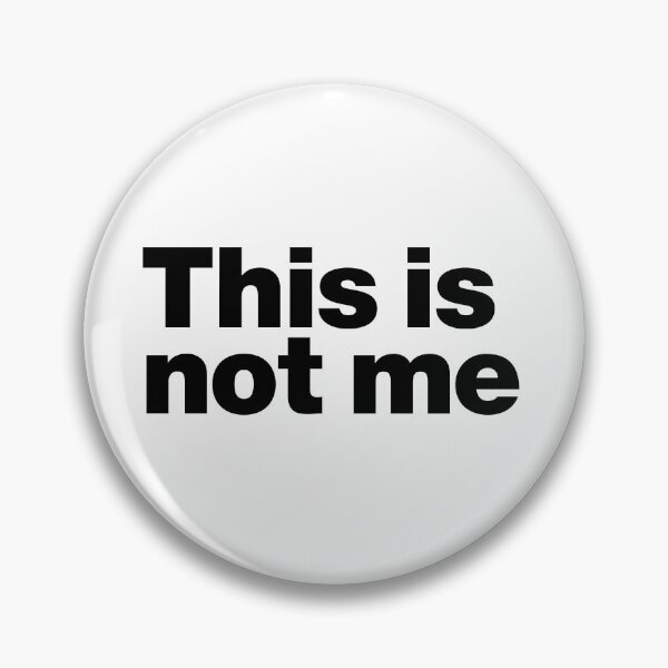 Item preview, This is not me. (black) designed and sold by dudethecreator.