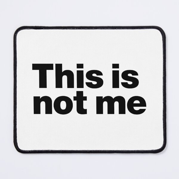 Item preview, This is not me. (black) designed and sold by dudethecreator.