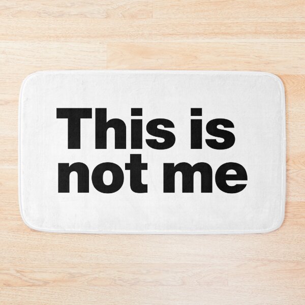 Item preview, This is not me. (black) designed and sold by dudethecreator.