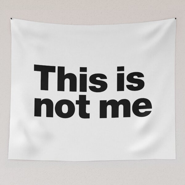 Item preview, This is not me. (black) designed and sold by dudethecreator.