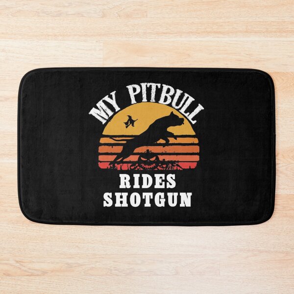 Item preview, My Pitbull Rides Shotgun Funny Halloween Pitbull Lover Essential designed and sold by Zeeprint ★★★★★.