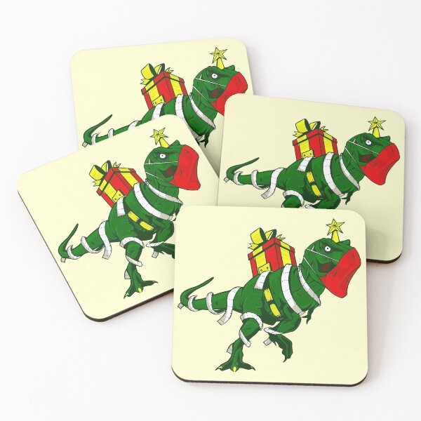 Item preview, covid christmas dinosaur face mask trex gift funny designed and sold by Gossip Rag.